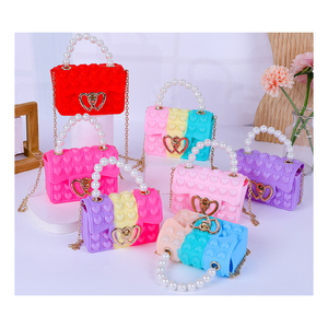 Mignon sac à main en silicone couleur bonbon jouet bulle Popits bandoulière enfants porte-monnaie et sacs à main pour petites filles - Product Image 1