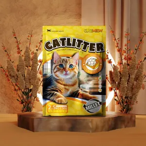 Custom Millet Raw Material Cat Litter ToFU Clumping Litter
