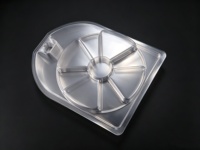 Emballage en blister PET haute transparence pour matériel de pêche, plateau intérieur en plastique anti-rayures pour hameçons et lignes, personnalisable