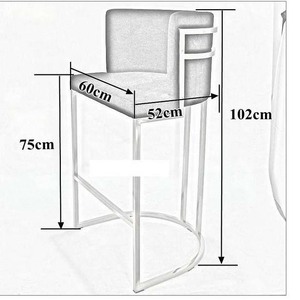 Hot Tổ Ong Hình Chữ U Bọc Ghế Nhà Bếp Nhung Thanh Phân Kim Loại Thanh Phân Vàng Cao Sang Trọng Cho Nhà Khách Sạn Đám Cưới - Product Image 5