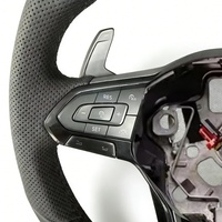 Volante de Cuero para VW Mk7 Polo Golf Mk6 Jetta Scirocco Carbon T6 Venta al por Mayor de Fábrica gti