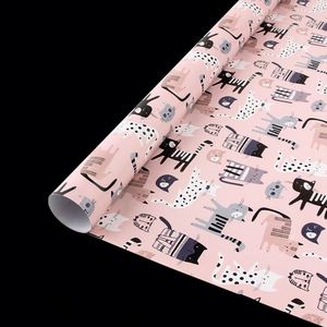 Factory Direct Sale Disposable Coated Silicone Virgin Printed Wrapping <b>Paper</b> 50x70cm Gift Wrapping - Product Image 1