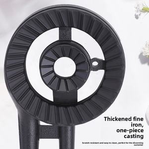 Quemador integrado portátil de <span class=keywords><strong>gas</strong></span> GLP comercial de hierro fundido con patas altas, accesorio para estufa de <span class=keywords><strong>encimera</strong></span> engrosada con quemador empotrado - Product Image 6
