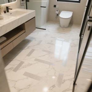 สติ๊กเกอร์กันลื่นในห้องน้ำแบบใส PEVA พิมพ์ลายตามสั่ง ขายดี มีตัวอย่างฟรี พร้อมเทปกาว สำหรับเด็ก ป้องกันเด็กเล็ก ความยาวตามสั่ง - Product Image 1