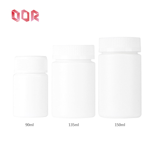 Envases farmacéuticos de plástico HDPE redondos de diferentes tamaños para productos de salud, medicamentos y pastillas con tapa de rosca. - Product Image 4