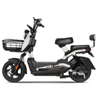 Vélo de ville électrique durable 350W 48V avec moteur à moyeu arrière et fonctions électroniques, design léger, origine Hebei