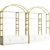 Étagère de présentation de cosmétiques multi-niveaux pour salon de beauté, meuble de présentation de produits, armoire à échantillons, présentoir