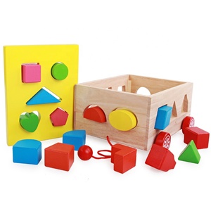 Jouets en bois colorés pour enfants, puzzle <span class=keywords><strong>Montessori</strong></span>, apprentissage éducatif, développement des doigts, cadeau - Product Image 2
