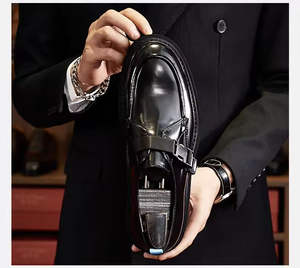 Zapatos de Vestir Cómodos, Transpirables e Impermeables - Diseño Clásico Oxford, Cuero Genuino - Atuendo Formal para Bodas - Product Image 5