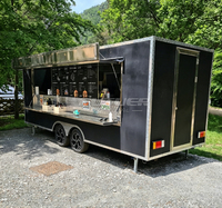 Remorque de restauration entièrement équipée, camion de cuisine mobile USA, chariot à pizza, chariot à hot-dogs, caravane à kebab, cuisine mobile
