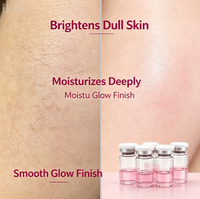 Ampoules éclaircissantes OEM pour une peau éclatante rose, sérum booster blanchissant, produit éclaircissant pour la peau, pour unifier le teint et réduire les pores