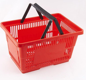 <span class=keywords><strong>Panier</strong></span> de courses en plastique rose coloré, écologique, à 2 poignées, 20 L, nouveau design Lichen LILY - Product Image 5