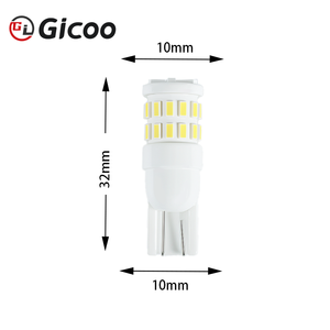 Ampoule LED Gicoo T10 W5W 194 Canbus 3014-30 SMD 12V 2.5W en aluminium pour feux de signalisation de voiture, éclairage de lecture et plaque d'immatriculation 6000K 1000lm sans erreur - Product Image 5