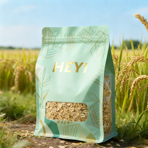 ถุงบรรจุภัณฑ์พลาสติกพิมพ์ลายโลโก้ได้ตามต้องการสำหรับบรรจุอาหารแบบตั้งพร้อมถุงซิปเปิดปิดได้ - Product Image 2