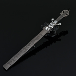 Espada de animación de estilo asiático, modelo de 30cm, decoración de Metal, colección de manualidades, regalo, espada Momei, alta calidad, precio de fábrica directo - Product Image 6