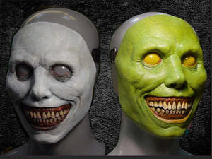 Horror Máscara de Halloween Sonriente Demonio Máscara de <span class=keywords><strong>miedo</strong></span> Fiesta disfrazada Máscara de Halloween Mascarada Accesorio <span class=keywords><strong>Juego</strong></span> de rol - Product Image 3