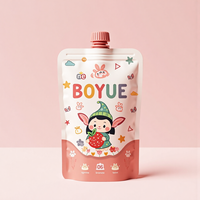 Prix usine de qualité alimentaire congélateur bec d'eau sûr pochettes sac avec bec pour Smoothies purées longue durée de conservation emballage