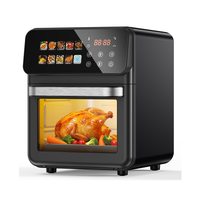 Freidora de Aire Doméstica, Gran Capacidad, Freidora Eléctrica con Ventana, Horno Eléctrico Automático Multifunción, Horno de Aire, Venta al por Mayor para Regalos