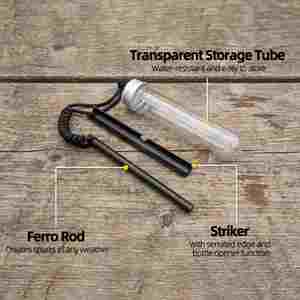 Baiyuheng Outdoor Fire Magnesium Fire Tinder Starter Rope <strong>the</strong> <strong>Flintstones</strong> - Product Image 3