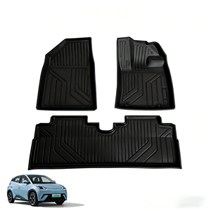 Tapete de <span class=keywords><strong>Piso</strong></span> para Auto de 2 Capas TPE de 3.5mm de Grosor, para BYD Dolphin, Diseño Personalizado, Lujoso, 3D, Impermeable y Fácil de Limpiar, para Vehículos con Volante a la Derecha (RHD) - Product Image 2