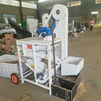 Nettoyeur de céréales mobile compact pour riz, blé et maïs – Machine de nettoyage de graines et de céréales – Vente chaude en usine