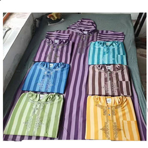 ثوب مغربي CCY للرجال قفطان دبي بأكمام طويلة مسلم غير رسمي xxocco مقنعين لفصل الصيف والشتاء مستوحاة من المغرب - Product Image 4