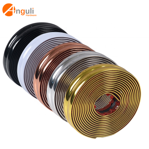 Tùy Chỉnh PVC Trang Trí Cạnh Dải Trim Dải <span class=keywords><strong>L</strong></span> Và T Hình Dạng Thép Không Gỉ Gạch Trim Cho Tủ Tường Cửa - Product Image 1