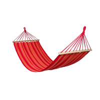 Hamac de couchage suspendu en bois, lit-balançoire Portable en plein air Parachute Camping hamac avec sangle d'arbre, vente en gros