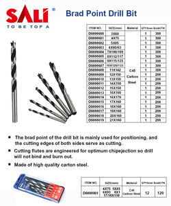 Bộ mũi khoan xoắn sali HSS (Thép tốc độ cao)-Đường kính 10 mảnh 1mm-13mm cho khoan kim loại và thép không gỉ - Product Image 6