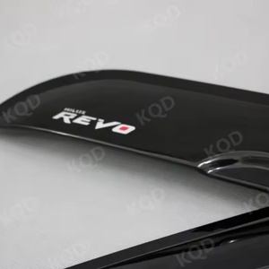 Accessoires de voiture de la marque KQD, déflecteur de fenêtre latérale en carbone 3D, pare-pluie pour Toyota Hilux Revo 2021-2022 - Product Image 6