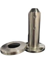 Poteau rond percé 48x180mm <span class=keywords><strong>en</strong></span> acier inoxydable SS2205 brossé moderne pour <span class=keywords><strong>balcon</strong></span>, extérieur, balustrade <span class=keywords><strong>en</strong></span> verre pour terrasse <span class=keywords><strong>en</strong></span> béton/<span class=keywords><strong>bois</strong></span> - Product Image 5