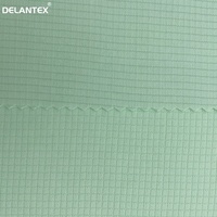 Delantex Feuchtigkeitsableitender Atmungsaktiver Leichter Karierter Netzstoff für Mädchen-Outdoor-T-Shirts Ohne Futter