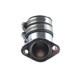 ท่อร่วมไอดี 35-51 มม. สำหรับ GY6 150cc สกู๊ตเตอร์โกคาร์ทมอเตอร์ไซค์อัพเกรดดัดแปลงสีเงิน - Product Image 2