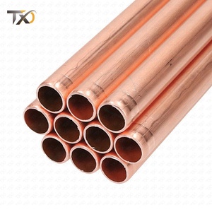 1 Inch ASTM B111 <strong>Copper</strong> Tube 10mm-<strong>22mm</strong> Straight <strong>Pipes</strong> C70600 C71500 C11000 99.9% Purity for Industrial Use Best Price Suppliers - Product Image 1