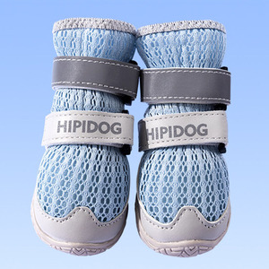 Zenos Breathable Mesh Adjustable Dog <b>Shoes</b> Anti-Slip Soft Sole Reflective All Seasons Dog Booties Small Medium Large Dogs - Product Image 6