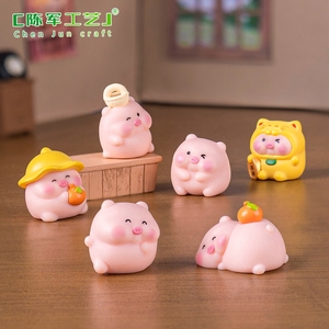 Linda <span class=keywords><strong>casa</strong></span> <span class=keywords><strong>de</strong></span> <span class=keywords><strong>muñecas</strong></span> <span class=keywords><strong>de</strong></span> cerdito que trae dinero, decoraciones Diy, bolsa ciega, accesorios, mesa <span class=keywords><strong>de</strong></span> coche, Mini adornos - Product Image 1