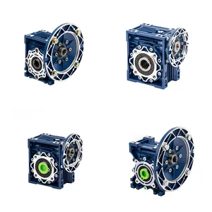 RV Series NMRV 5-80 rasio 0.06-0.18kW tahan lama aluminium Alloy Shell Mini Rv30 Worm Gearbox Speed Reducer