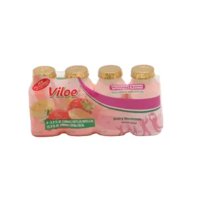 Bebida láctea con sabor a Viloe, refrescos con <span class=keywords><strong>Fresa</strong></span> artificial y Sabor de plátano, sin grasas trans, empaquetados en botellas - Product Image 1