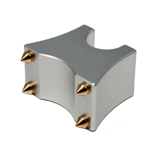 Hifi sốc hấp thụ Spike Home theatre hệ thống thép không gỉ có thể điều chỉnh Pad Nail Loa đứng cách ly chân cáp khay giá - Product Image 1