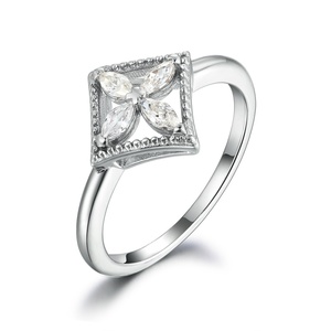 925 Sterling <b>Silver</b> Zircon Jewelry <b>Set</b> for Women Engagement Party Anniversary Gift <b>Ring</b> Necklace and Earrings - Product Image 2