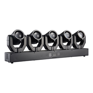 ไฟบีมบาร์แบบเคลื่อนย้ายได้ 5 ดวง 5x30W RGBW LED ไฟเอฟเฟคสำหรับเวที พร้อมไฟแฟลช สำหรับงานดีเจ คลับ คาราโอเกะ ปาร์ตี้ และงานอีเว้นท์ - Product Image 3
