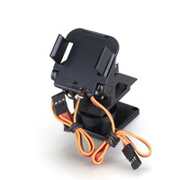 Servo halterung PT Pan/Tilt Kamera Plattform Anti-Vibration Kamera Halterung für Aircraft FPV gewidmet nylon PTZ für 9G SG90 MG90S