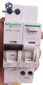 Interruptor Diferencial Residual IDPNN RCBO 1P+N C10A, Interruptor de Seguridad Eléctrica Contra Sobrecarga y Fugas - Product Image 1