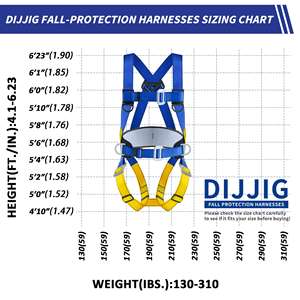 O material de poliéster por atacado do fabricante é adequado para escalada e outros arnês de segurança de corpo inteiro para trabalho de alta altitude - Product Image 5