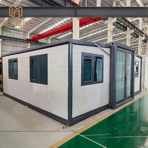 Casa Contenedor Plegable de Doble Ala Expandible en Oferta, Fácil Instalación, Estructura de Acero Modular, Vivienda Familiar de Ocio - Product Image 1