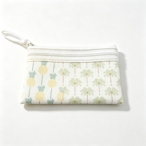 Customized Canvas coin <b>purse</b>, Zipper coin pouch, <b>Cute</b> small wallet for women, Mini card holder pouch - Product Image 4