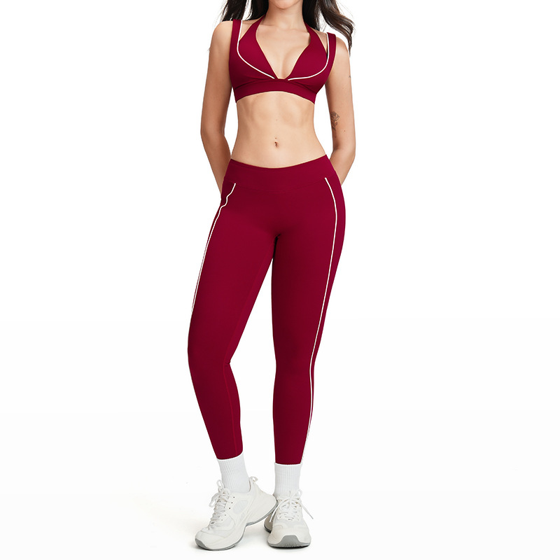 Rouge + soutien-gorge 2 + Leggigns