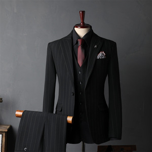 <span class=keywords><strong>Traje</strong></span> <span class=keywords><strong>de</strong></span> <span class=keywords><strong>Hombre</strong></span> <span class=keywords><strong>de</strong></span> Lujo Estilo Británico con Diseño Personalizado, <span class=keywords><strong>Traje</strong></span> <span class=keywords><strong>de</strong></span> Un Botón a Rayas, <span class=keywords><strong>Traje</strong></span> <span class=keywords><strong>de</strong></span> Color Sólido para <span class=keywords><strong>Boda</strong></span> - Product Image 4