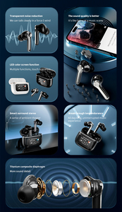 Écouteurs intra-auriculaires Bluetooth 5.4 sans fil YX30 personnalisés Écouteurs à batterie longue durée ANC ENC Écouteurs à double réduction de bruit avec micro - Product Image 4