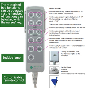<span class=keywords><strong>Lit</strong></span> d'hôpital <span class=keywords><strong>électrique</strong></span> 5 fonctions pour personnes âgées, certifié CE IEC 60601, pour patients alités, soins infirmiers, <span class=keywords><strong>lit</strong></span> médical pour maison de retraite - Product Image 5